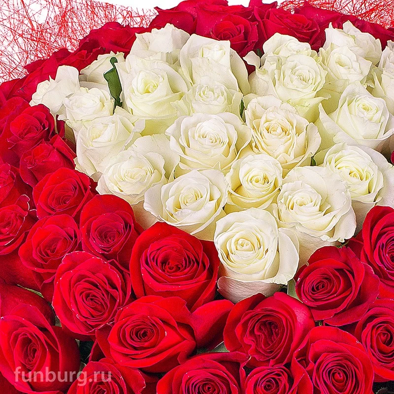 Букет из 101 розы «Идеальная любовь»