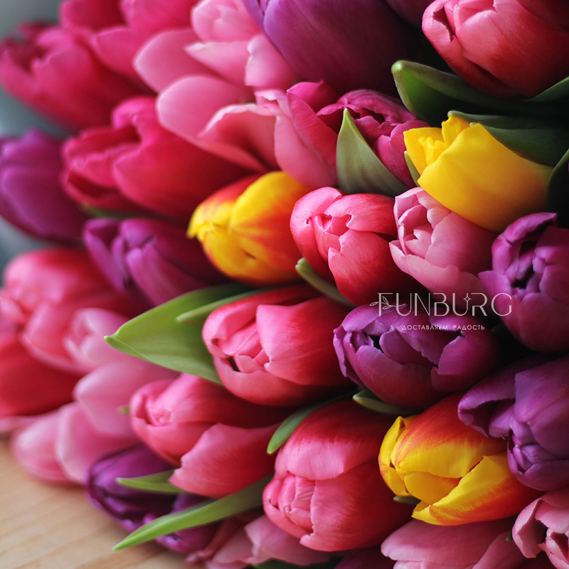 Букет «Тюльпаны для любимой»