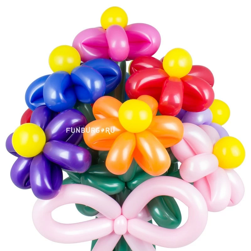 Цветы из шаров «Апрельский букет»