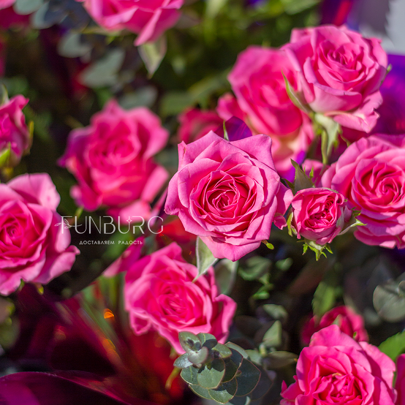 Букет кустовых роз «Сладкие грёзы»