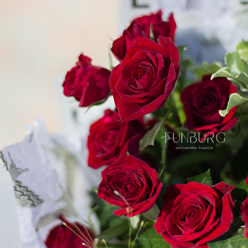 Букет кустовых роз «Сальса»