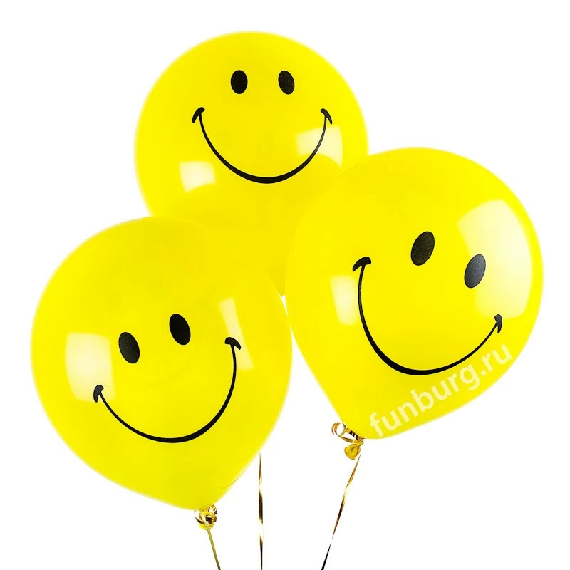 Воздушные шары «Большие желтые улыбки»
