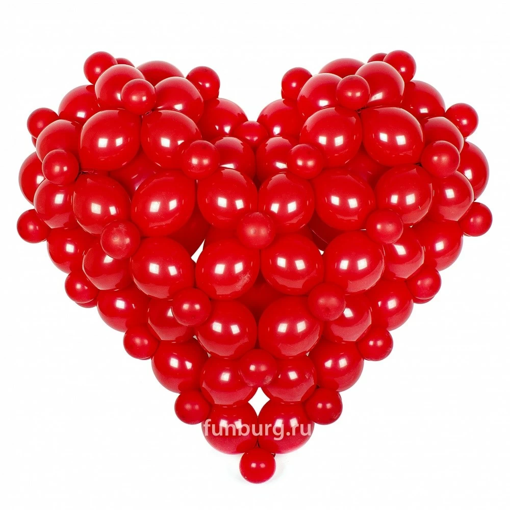 Фигура из шаров «3D Сердце»