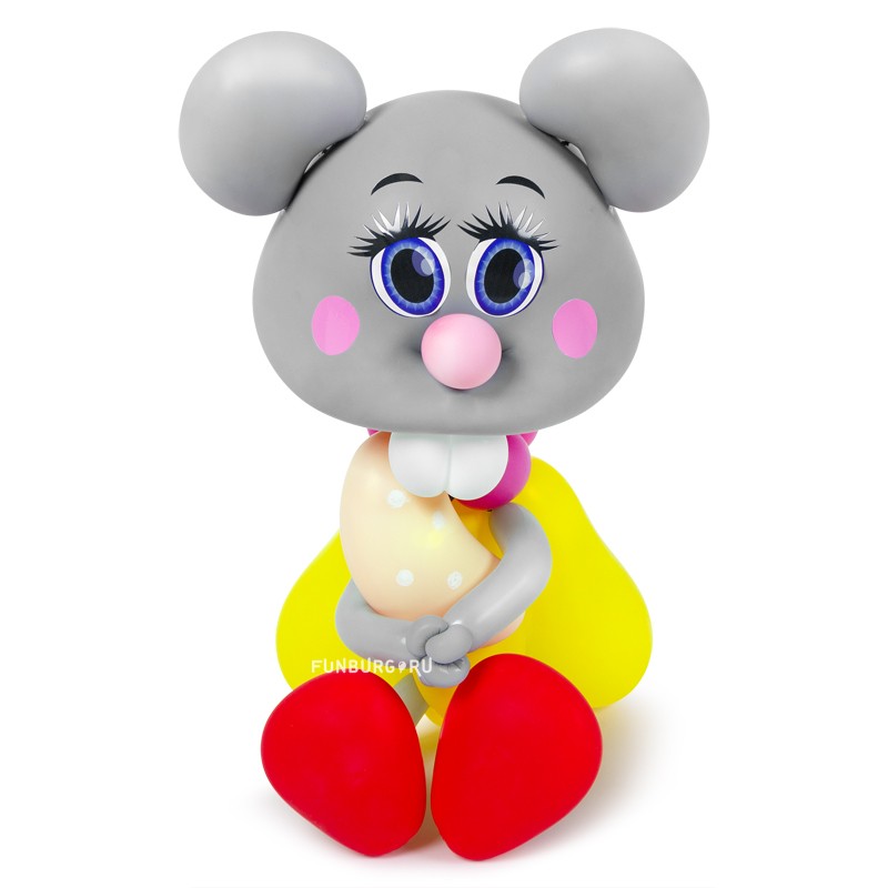Фигура из шаров «Мышка»