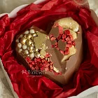 Сердце из бельгийского шоколада (молочный шоколад)