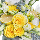 Букет невесты «Лимонная свежесть»