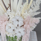 Готовая интерьерная композиция из сухоцветов №7