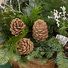 Набор «Зимняя композиция в корзине своими руками»