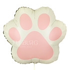 Шарик из фольги «Лапка» (розовая)