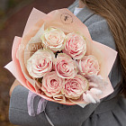 Букет из роз Pink Mondial «Розовый жемчуг»