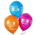 Воздушные шары «Счастья, радости, удачи!»