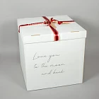 Огромная коробка-сюрприз с шарами «Love»