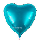 Шар из фольги «Сердце Satin (aqua)»