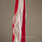 Большой стеклянный шар «Cranberry» 24″