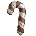 Шар из фольги «Карамельная трость» (шоколадная)