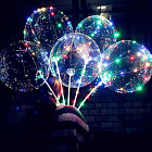 Светящийся шар Bubble на палочке «С LED-гирляндой»