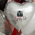 Связка шаров с фотографиями «My Love»