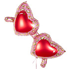 Шар из фольги «Очки-сердечки»