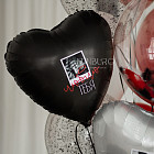 Связка шаров с фотографиями «My Love»