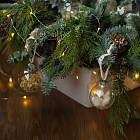 Набор ёлочных шаров с сухоцветами, 4 шт