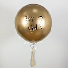 Большой шар «Boy or Girl?» Chrome