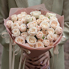 Букет из роз Bombastic «Шарм» с бантиками