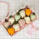 Набор клубники в шоколаде «Пасхальный переполох» S