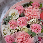 Композиция с макарунами «Розовый жемчуг»