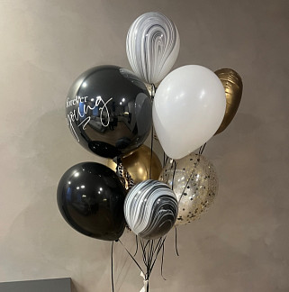 Связка воздушных шаров «Forever Young»