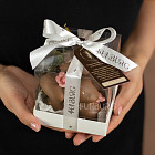 Бенто-торт из клубники в шоколаде «Флёр»