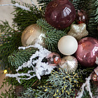 Цветы в шляпной коробке «Розовое шампанское»