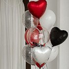 Большое сердце с вашими фотографиями «My Love» 36″