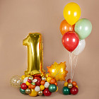 Фигура из шаров с цифрой «1 Сентября»