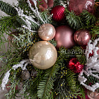 Цветы в шляпной коробке «Пряная вишня»