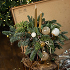 Композиция со свечами «Горячий шоколад»