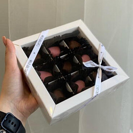  Сердечки из бельгийского шоколада S (nude)