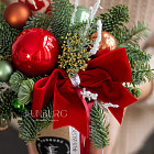 Цветы в стаканчике «Новогодний переполох»