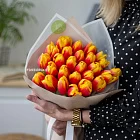 Букет тюльпанов «Огонь любви»