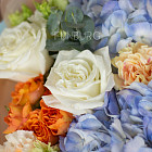 Авторский букет «Sky Blue» L