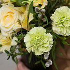 Композиция в вазе «Лимонный крем»