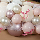 Фигура из шаров «Розовый шёлк»