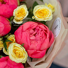 Дуобукет «Малиновый лимонад»