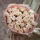 Букет из роз Bombastic «Шарм» с бантиками