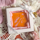 Шоколад ручной работы «Волосы ангела» (апельсин и малина)