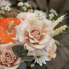 Корзина цветов «Тыквенный пирог»