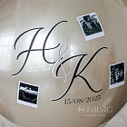 Большой стеклянный шар «Antique» 24″ с фотографиями