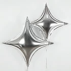 Шар из фольги «Звезда Сириус» 29″ (серебро)