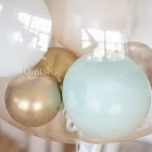 Шар Bubble с шариками «Tahiti» 20″