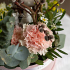 Пасхальная композиция в шляпной коробке №2