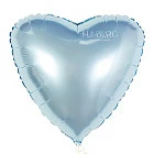 Шар из фольги «Голубое сердце»